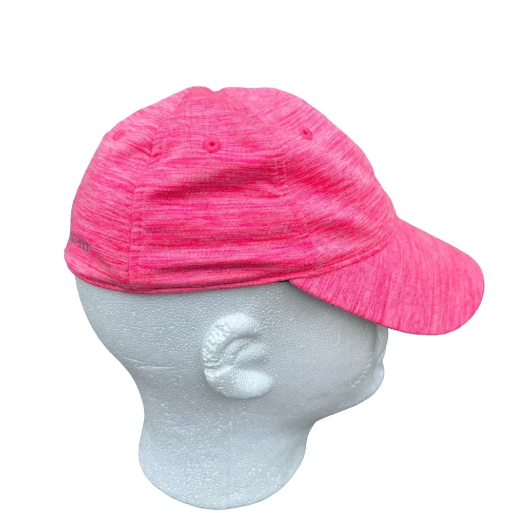 Nike 5 Panel Dri Fit Running Tennis Hat Swoosh Featherlight Pink Girls Size 4/6X